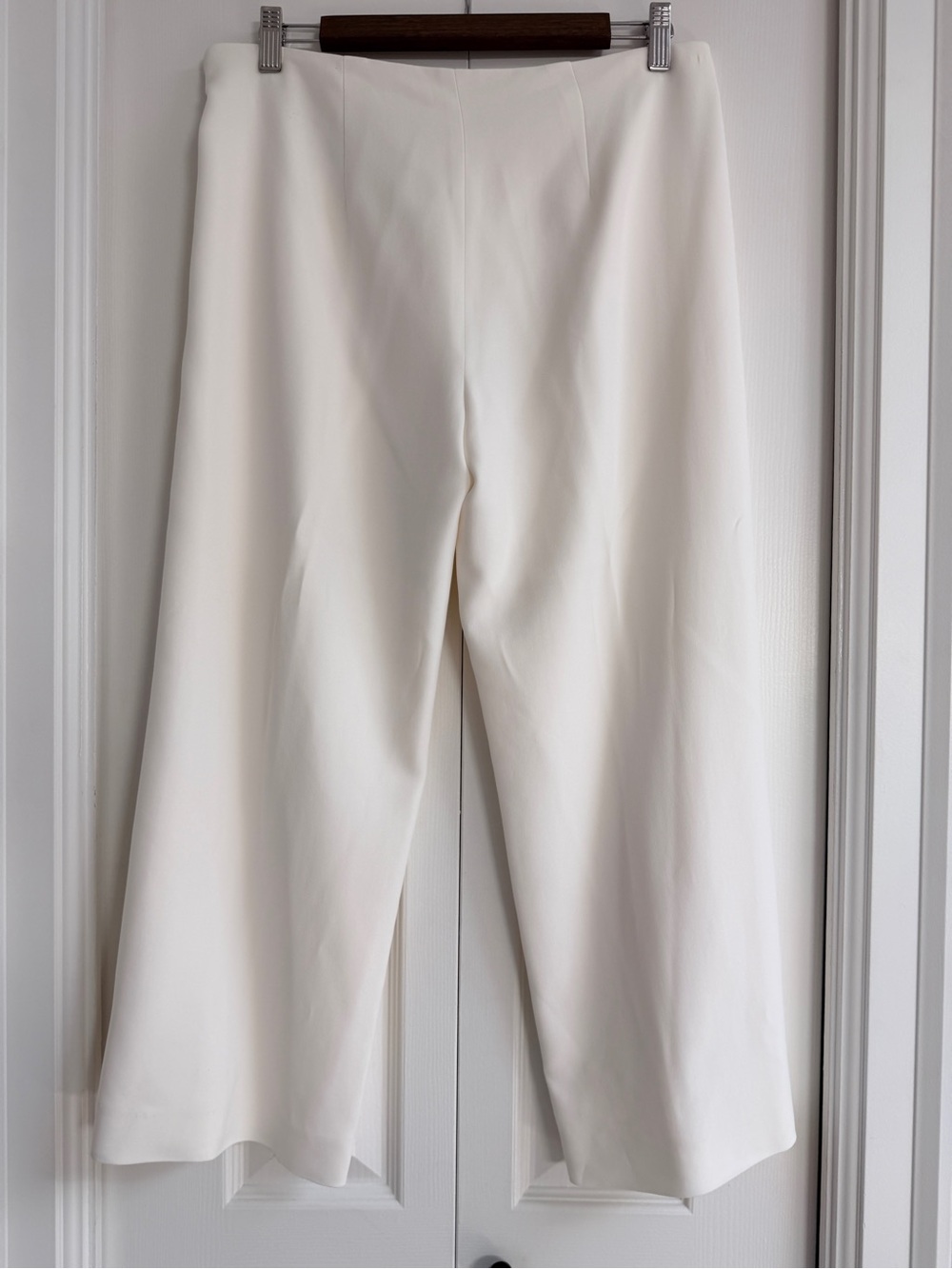 The Row Off White Split Hem Trousers - Picture 2 of 13